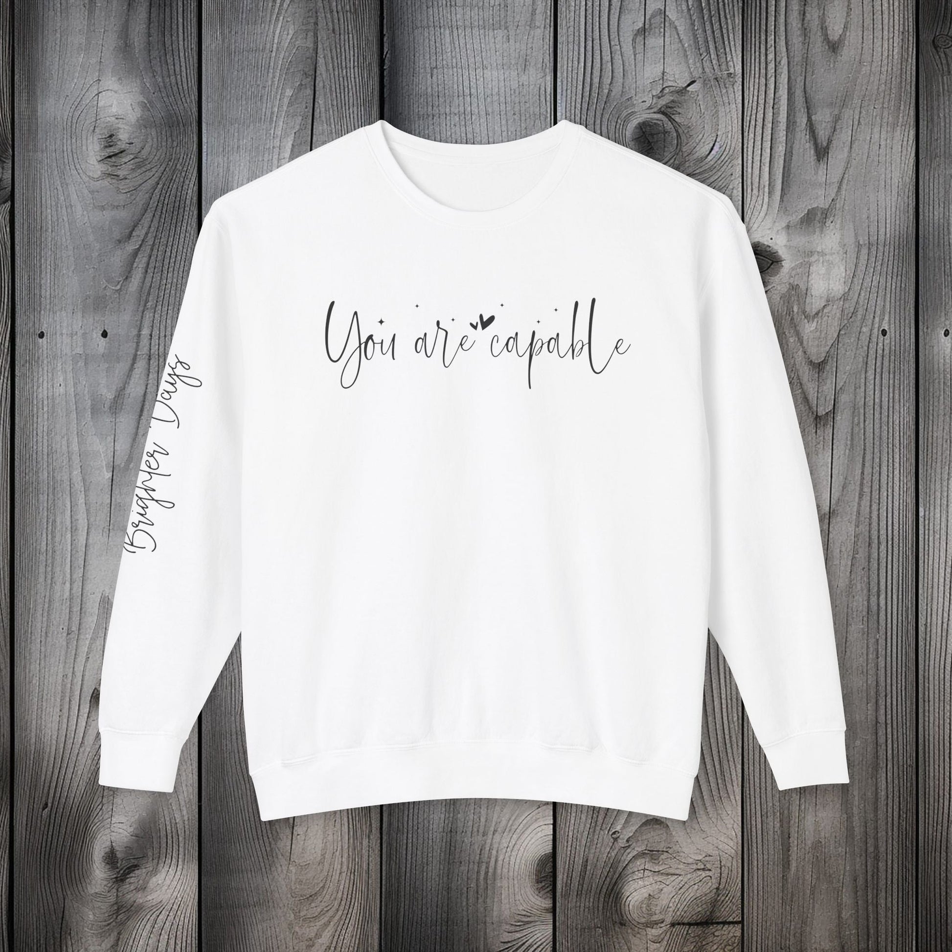 Capable & Hopeful Unisex Lightweight Crewneck Sweatshirt - EternalAscension
