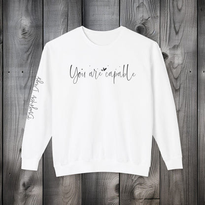 Capable & Hopeful Unisex Lightweight Crewneck Sweatshirt - EternalAscension