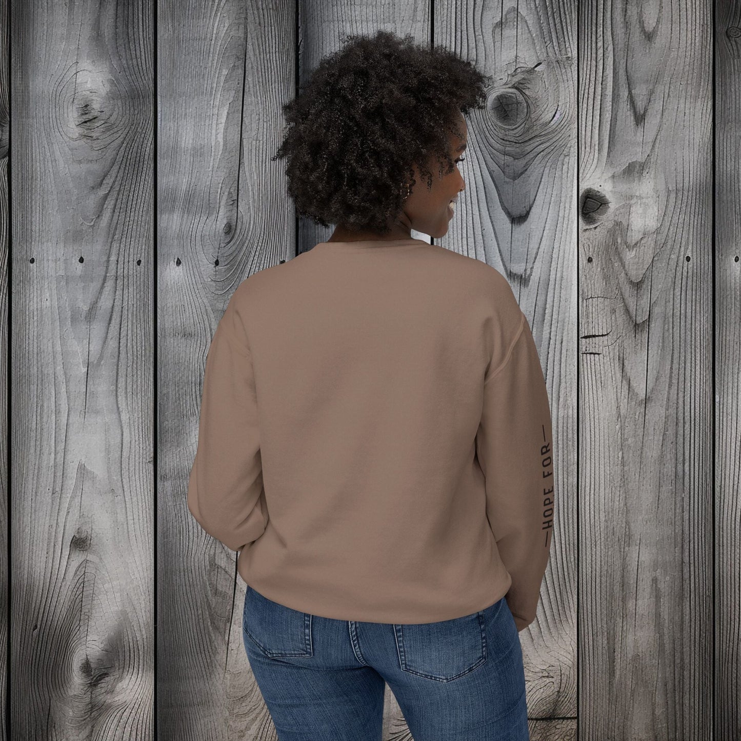 Capable & Hopeful Unisex Lightweight Crewneck Sweatshirt - EternalAscension