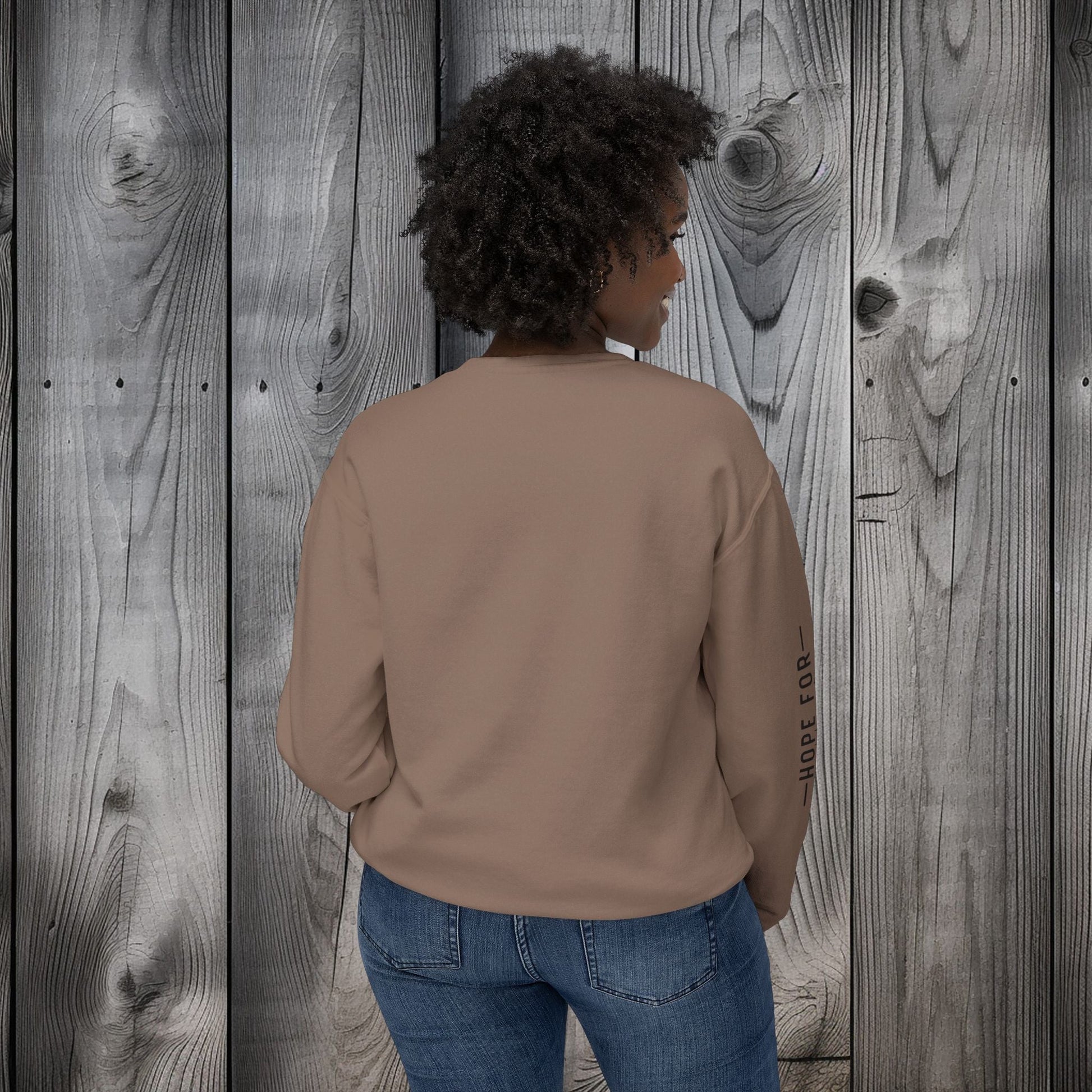 Capable & Hopeful Unisex Lightweight Crewneck Sweatshirt - EternalAscension