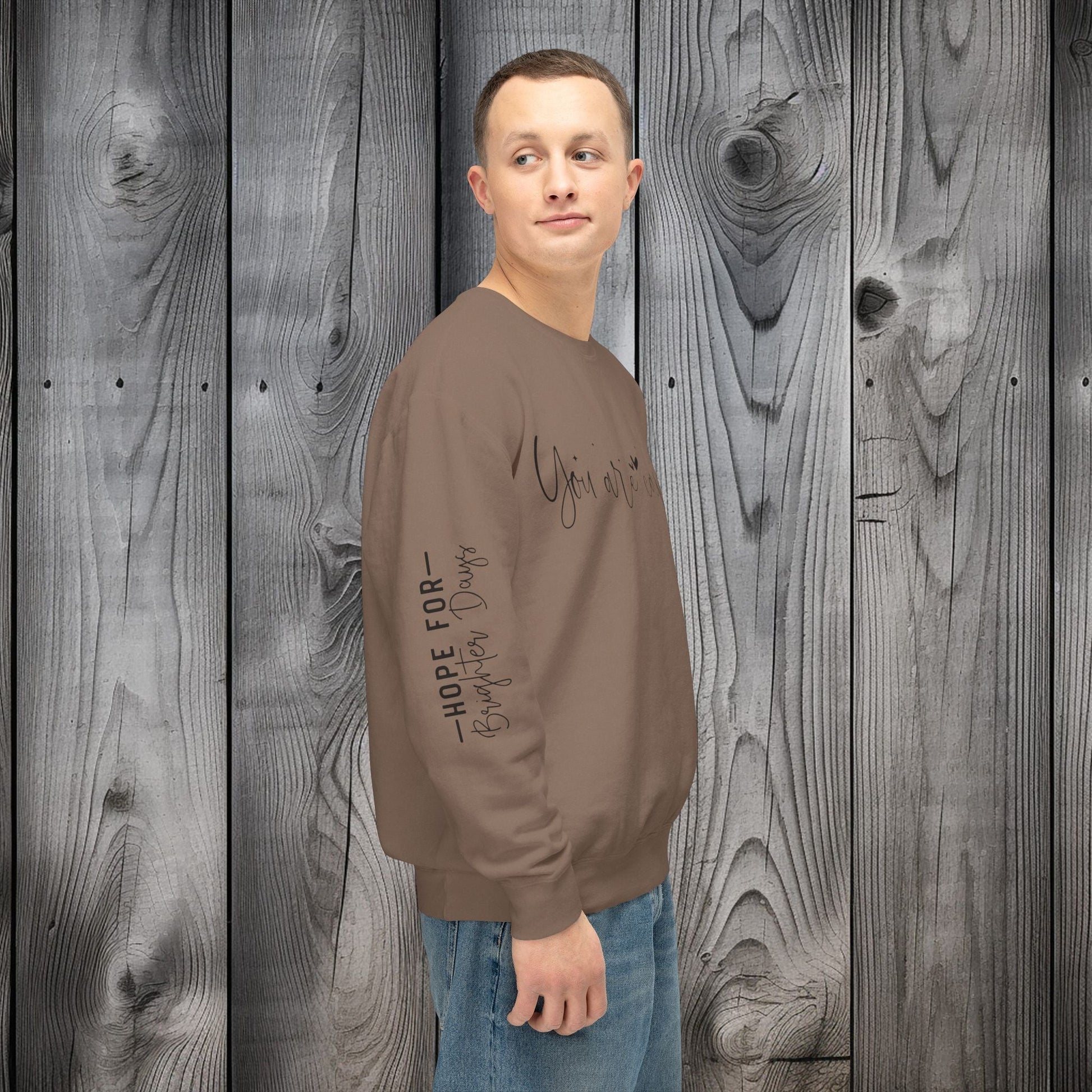Capable & Hopeful Unisex Lightweight Crewneck Sweatshirt - EternalAscension
