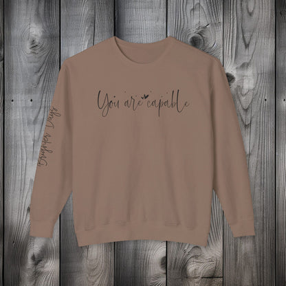 Capable & Hopeful Unisex Lightweight Crewneck Sweatshirt - EternalAscension