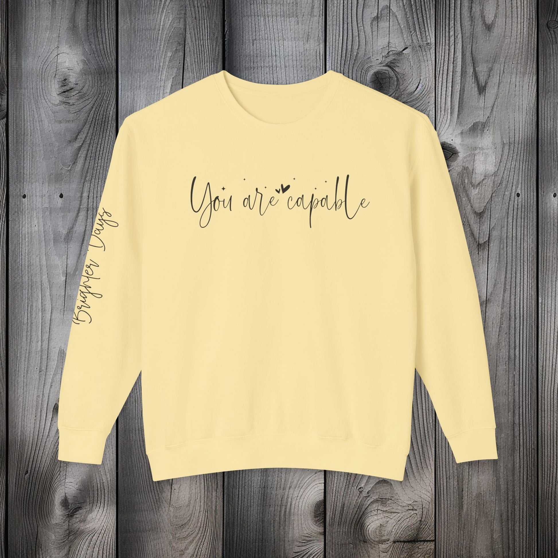 Capable & Hopeful Unisex Lightweight Crewneck Sweatshirt - EternalAscension