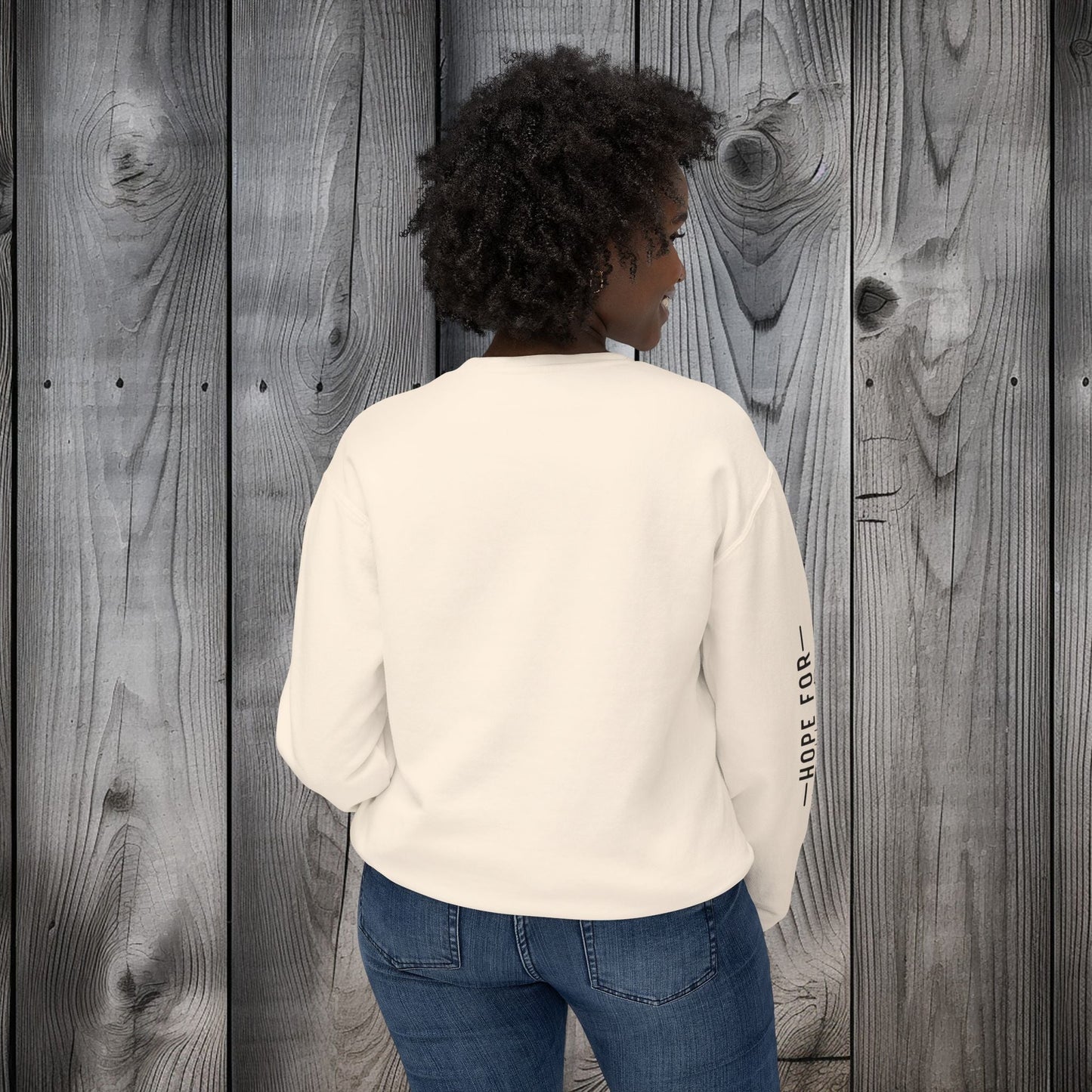 Capable & Hopeful Unisex Lightweight Crewneck Sweatshirt - EternalAscension