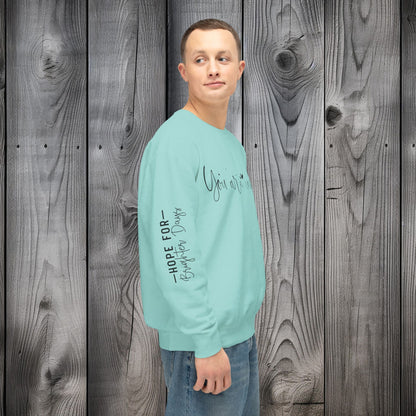 Capable & Hopeful Unisex Lightweight Crewneck Sweatshirt - EternalAscension