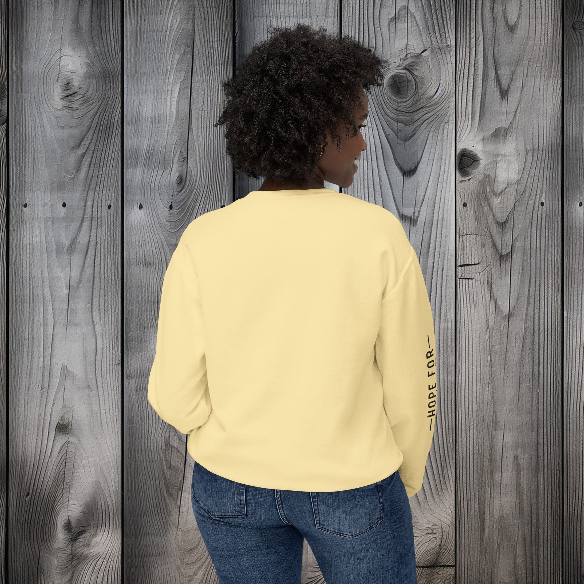 Capable & Hopeful Unisex Lightweight Crewneck Sweatshirt - EternalAscension