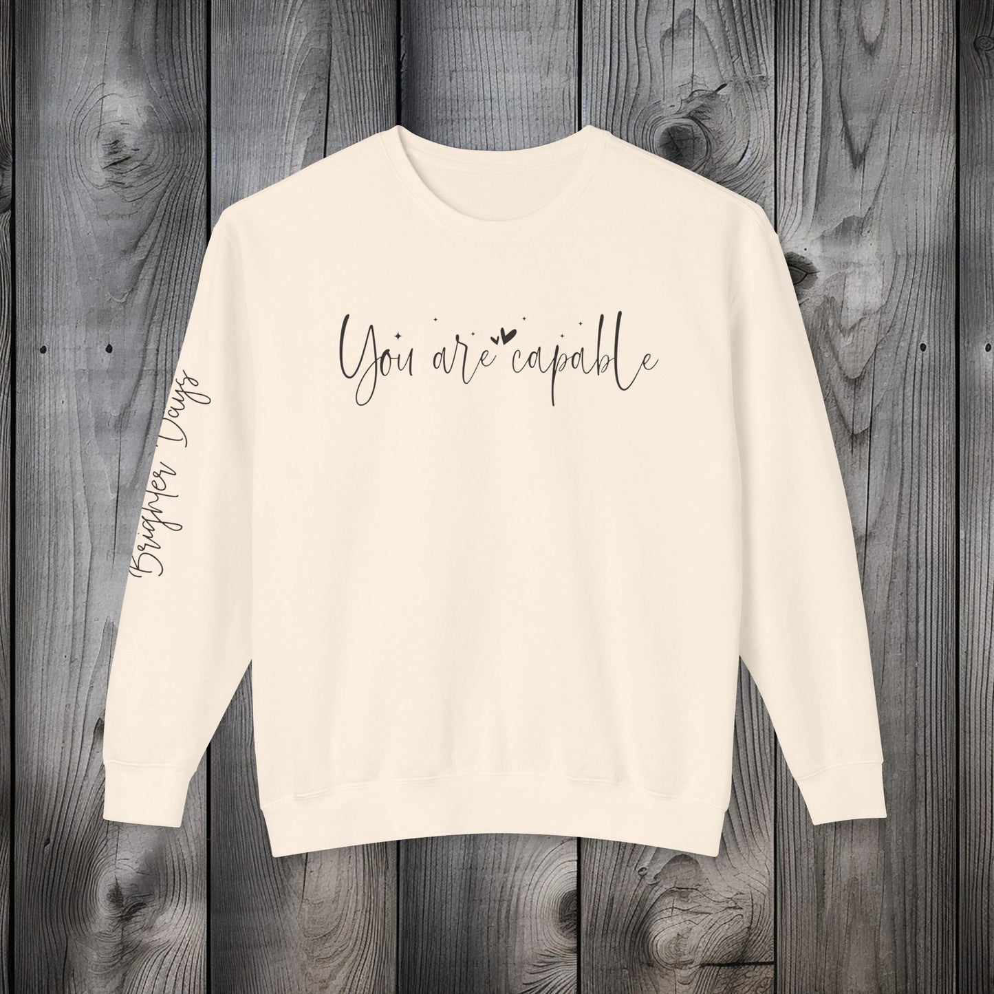 Capable & Hopeful Unisex Lightweight Crewneck Sweatshirt - EternalAscension