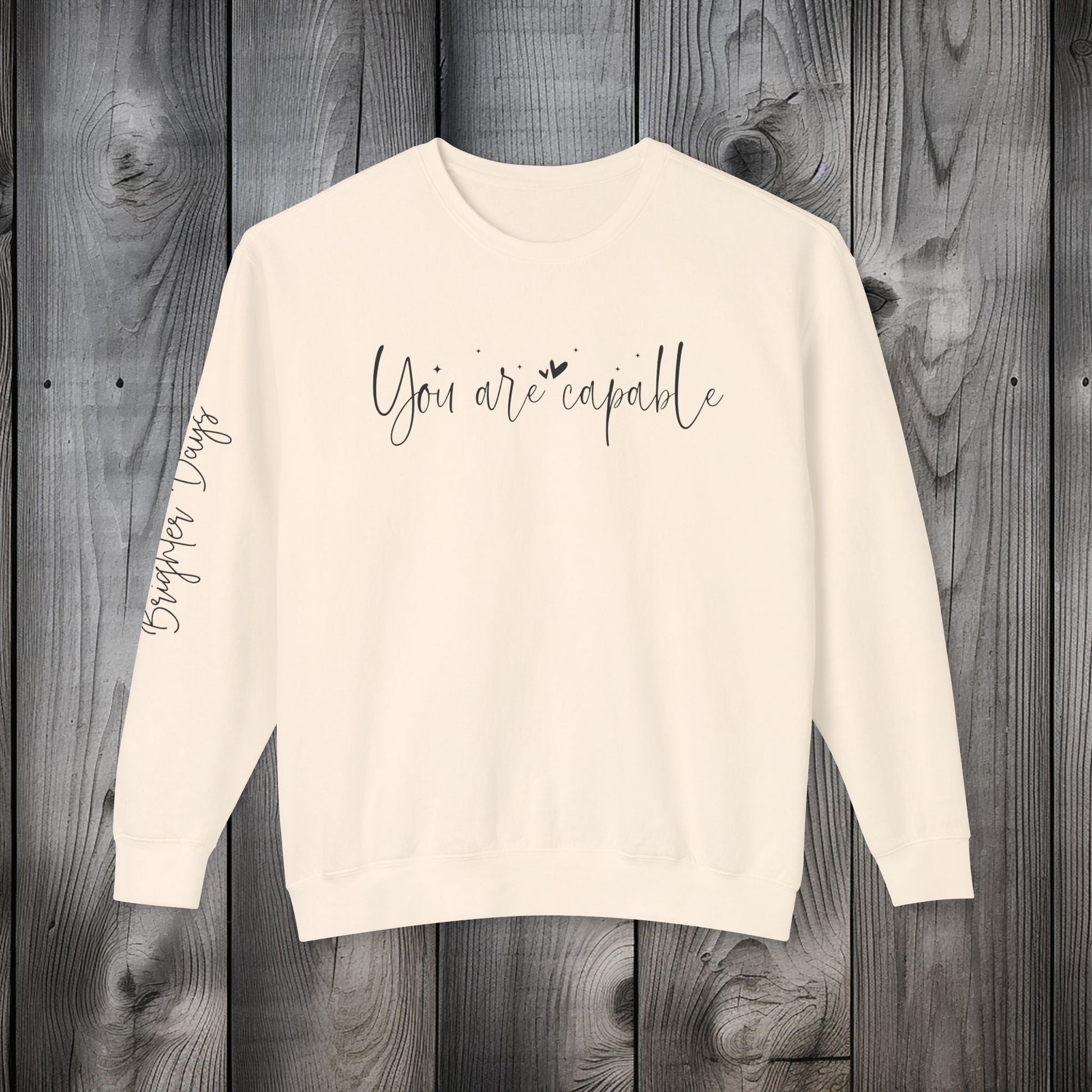 Capable & Hopeful Unisex Lightweight Crewneck Sweatshirt - EternalAscension