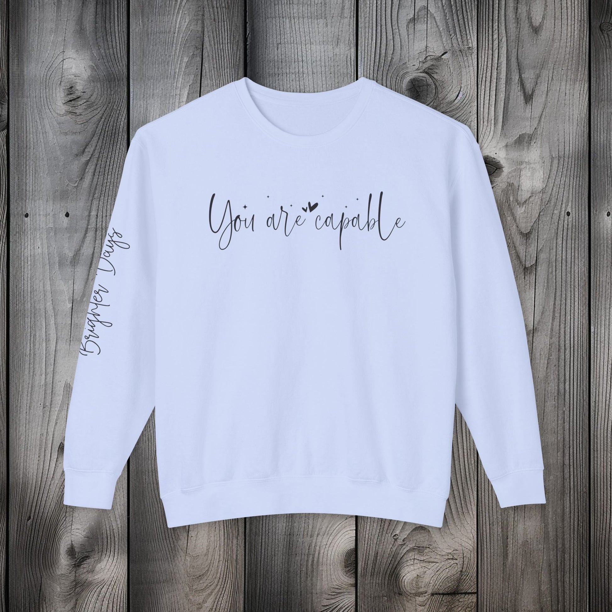 Capable & Hopeful Unisex Lightweight Crewneck Sweatshirt - EternalAscension