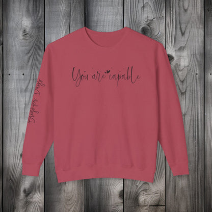 Capable & Hopeful Unisex Lightweight Crewneck Sweatshirt - EternalAscension