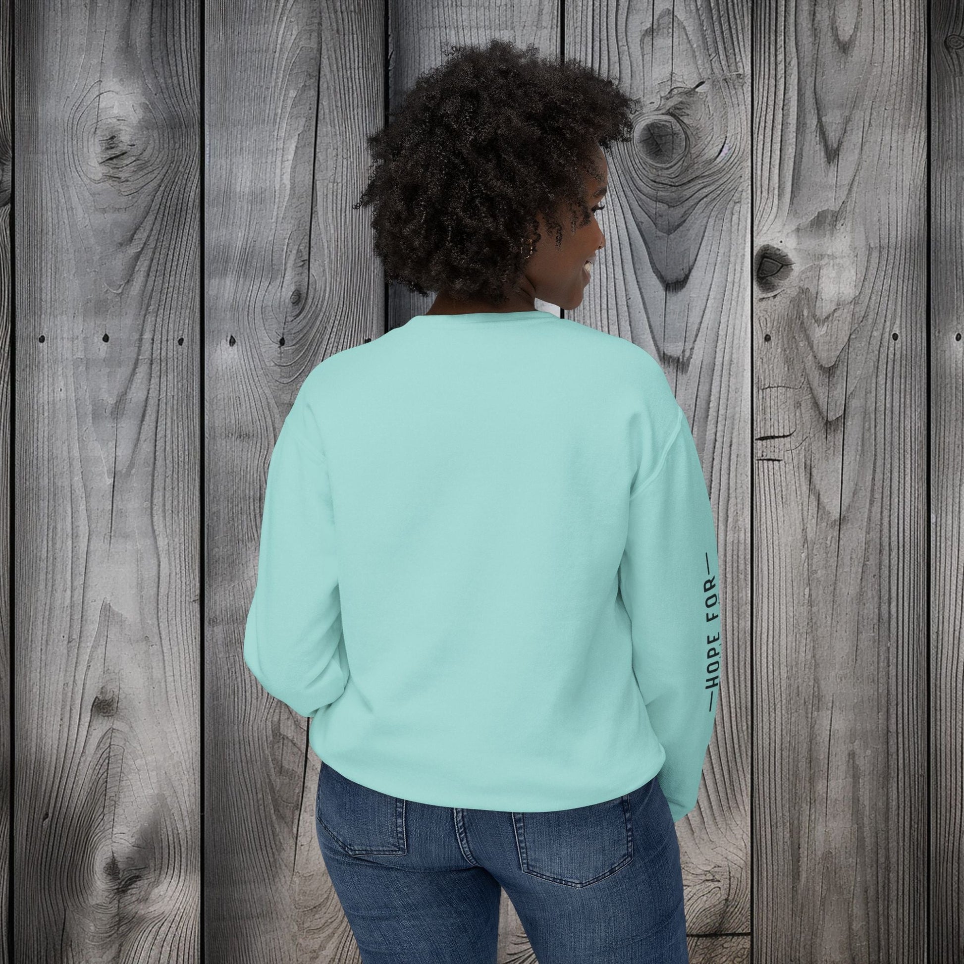 Capable & Hopeful Unisex Lightweight Crewneck Sweatshirt - EternalAscension