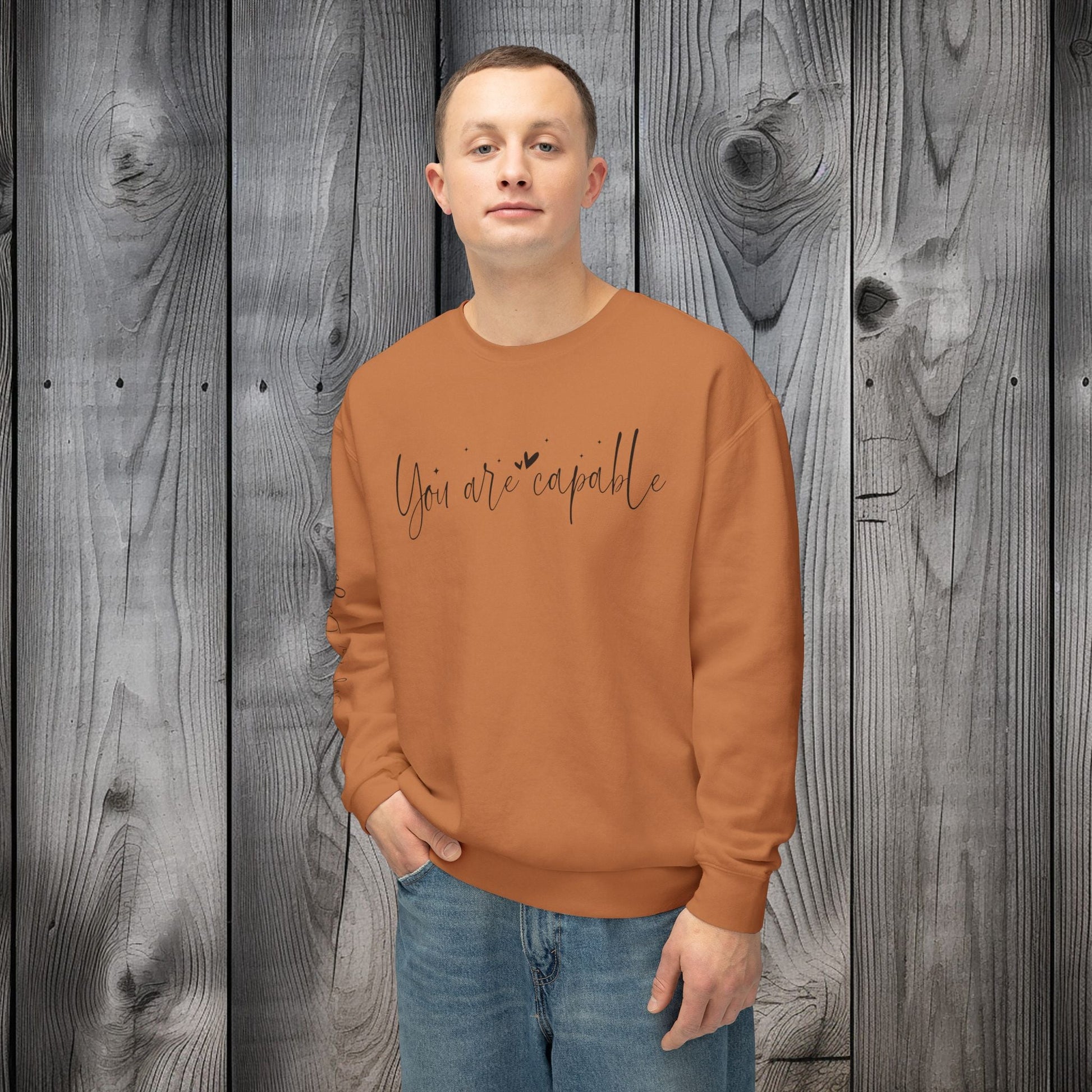 Capable & Hopeful Unisex Lightweight Crewneck Sweatshirt - EternalAscension
