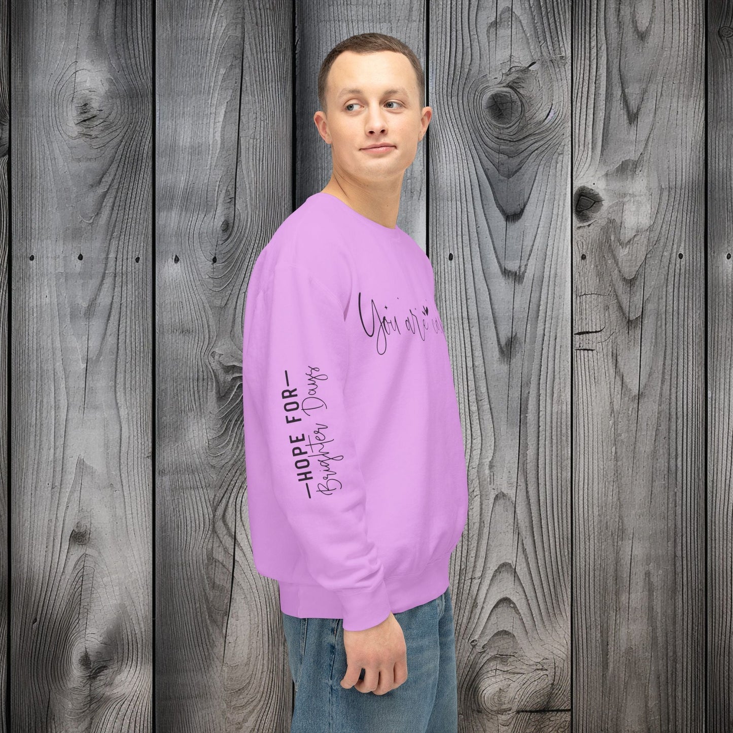 Capable & Hopeful Unisex Lightweight Crewneck Sweatshirt - EternalAscension