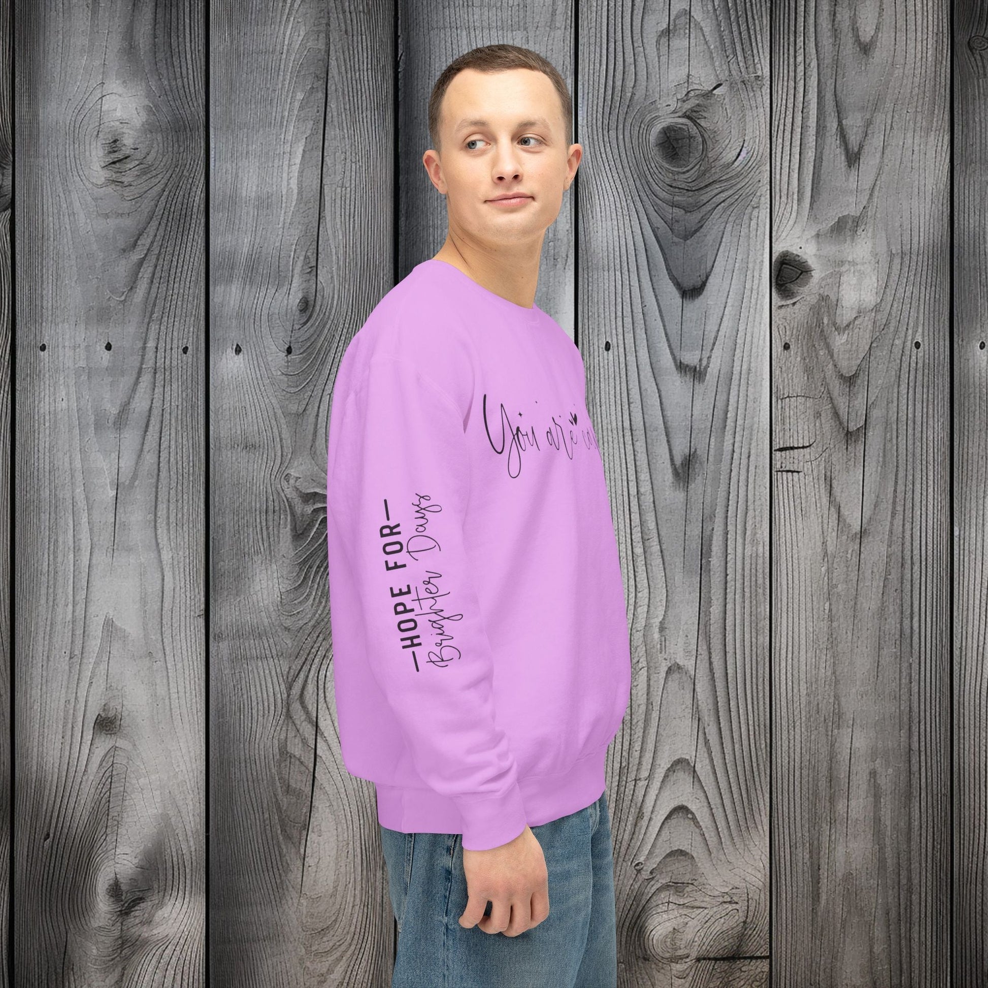 Capable & Hopeful Unisex Lightweight Crewneck Sweatshirt - EternalAscension