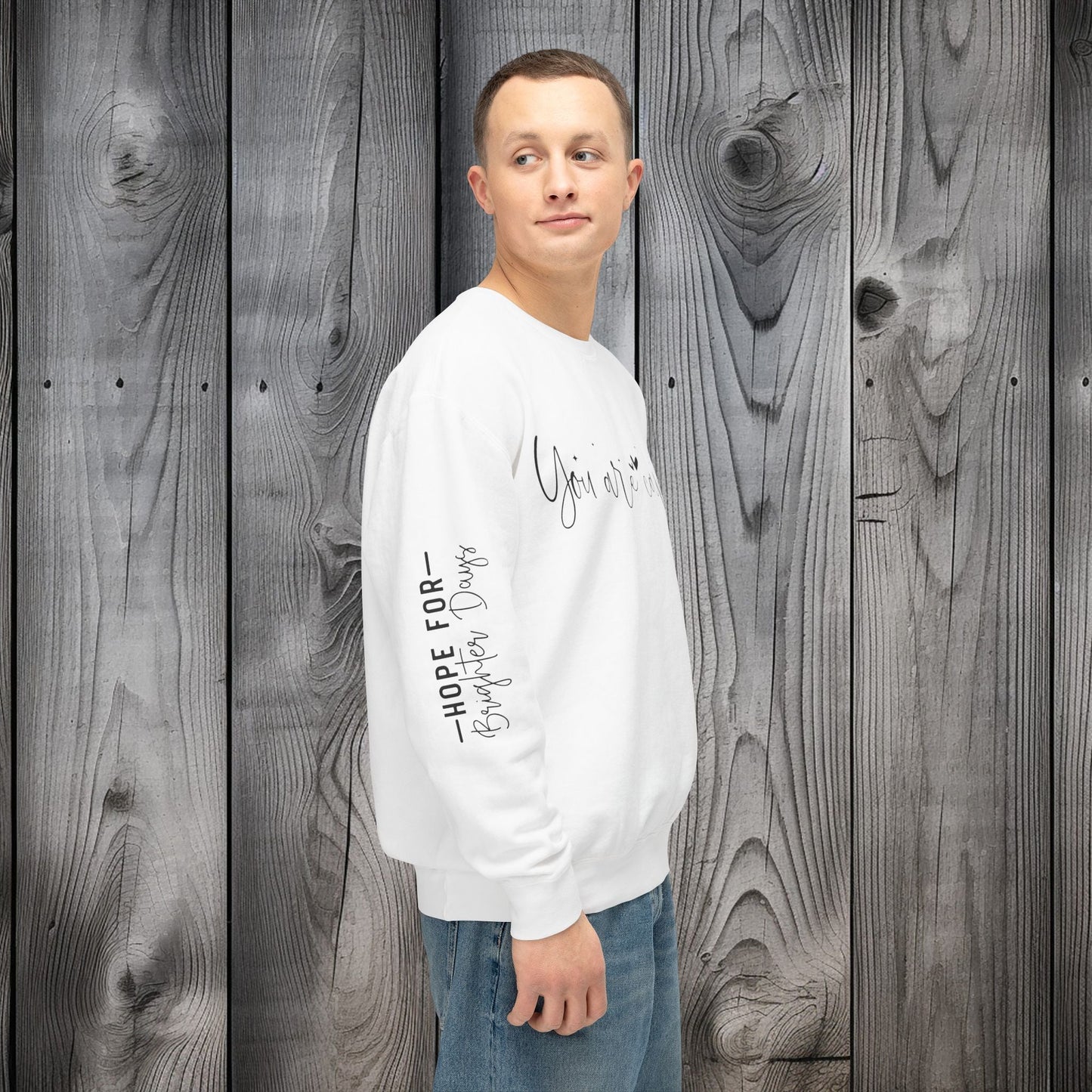 Capable & Hopeful Unisex Lightweight Crewneck Sweatshirt - EternalAscension