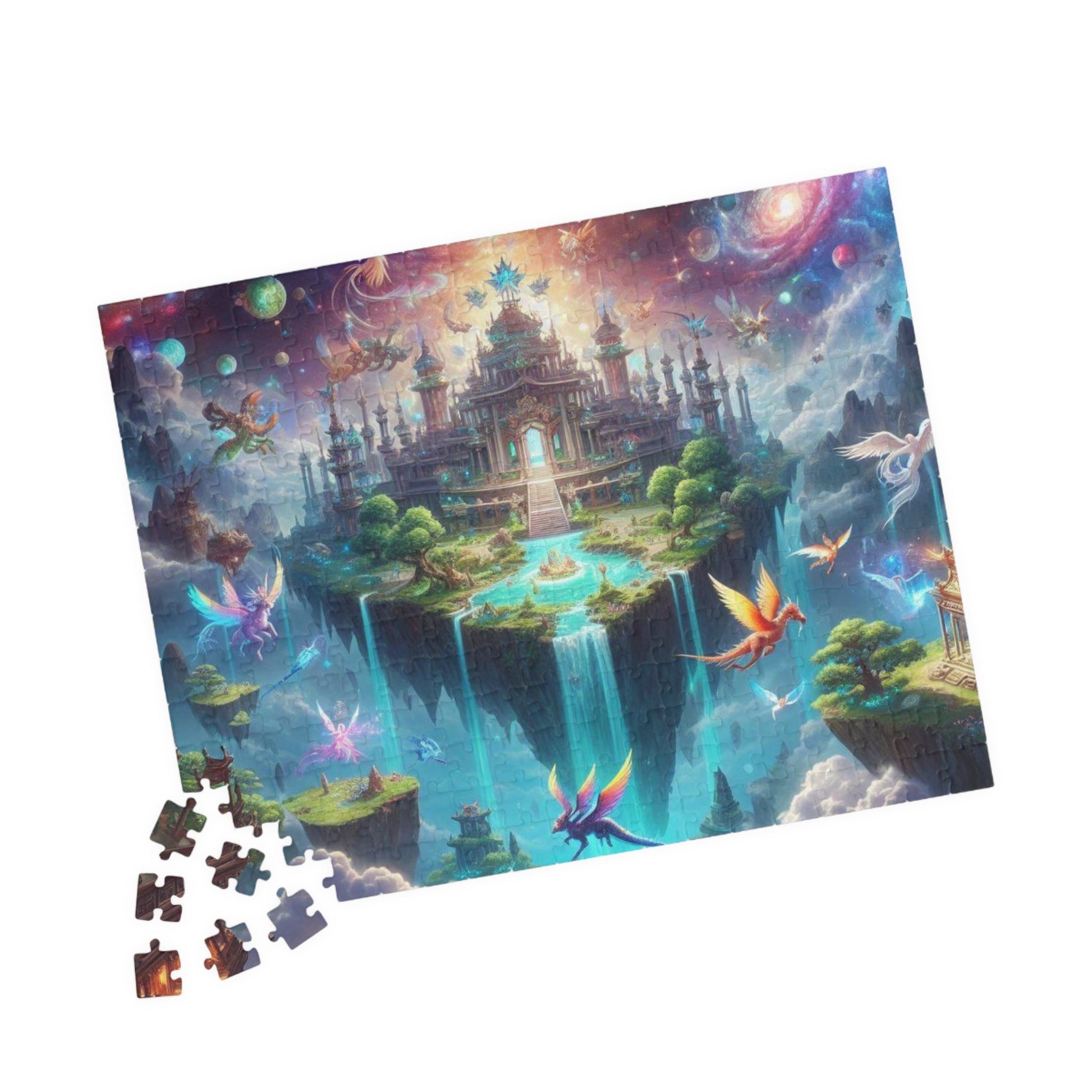 Celestial Temples: Realms Beyond Reality Puzzle (110, 252, 520, 1014 - piece) - EternalAscension