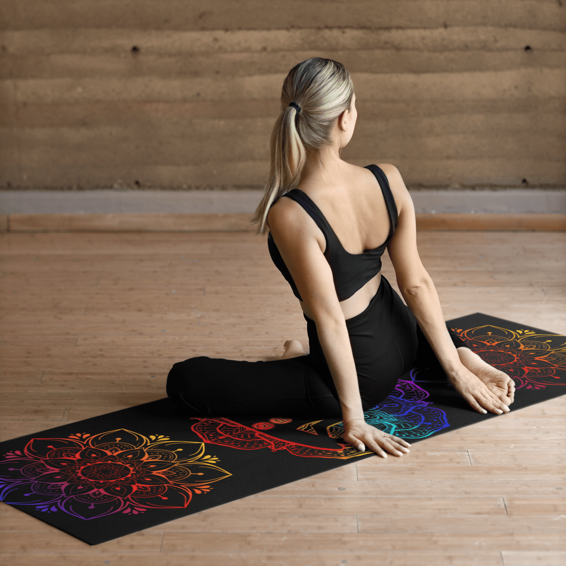 Chakra Mandala Design Yoga Mat - EternalAscension