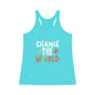 “CHANGE THE WORLD” Women's Tri - Blend Racerback Tank - EternalAscension