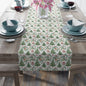 Christmas Table Runner, Festive Cotton Poly Dining Decor, Holiday Pine Branches, Celebratory Christmas Baubles, Seasonal Charm Table Linens, - EternalAscension