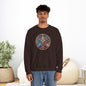 Cosmic Meditation Sweatshirt - Sacred Geometry Design - EternalAscension
