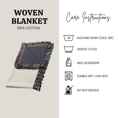 Cozy Cat - Themed Woven Blanket - Perfect for Cat Lovers, Home Decor, Gift for Cat Parents, Throw Blanket, Indoor Comfort - EternalAscension
