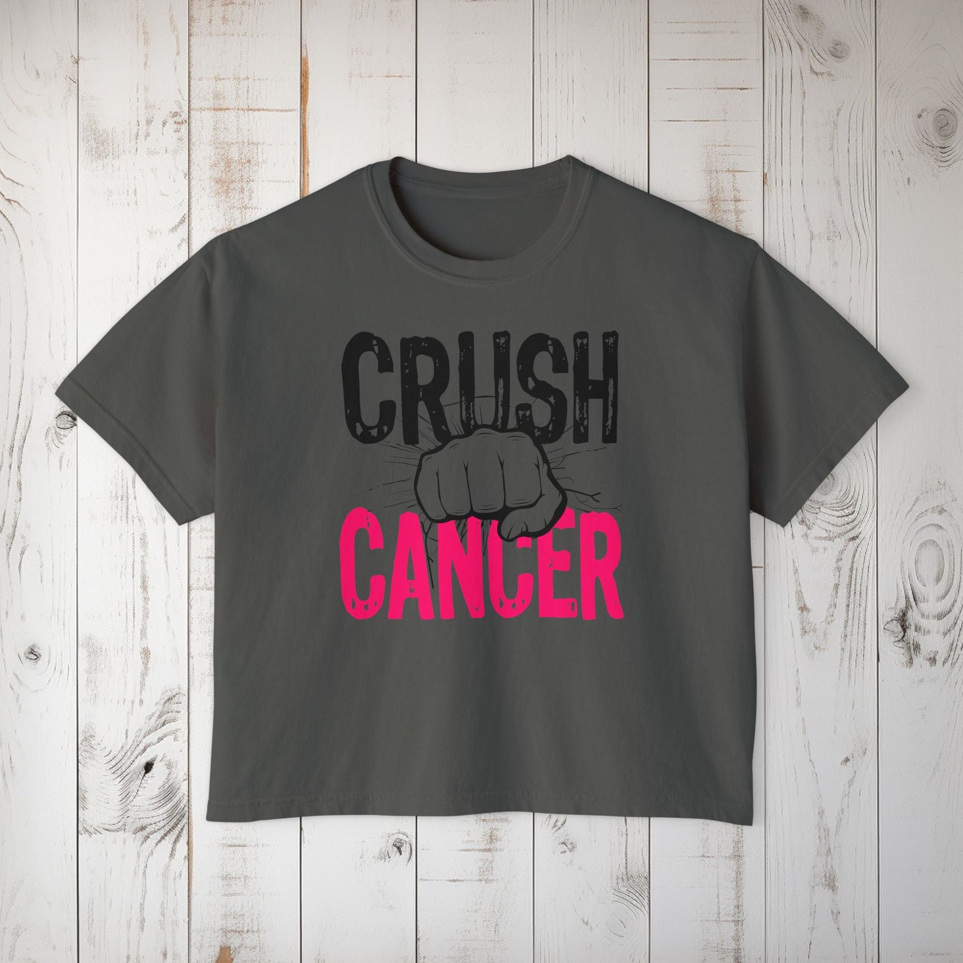 Crush Cancer Women's Boxy Tee - EternalAscension