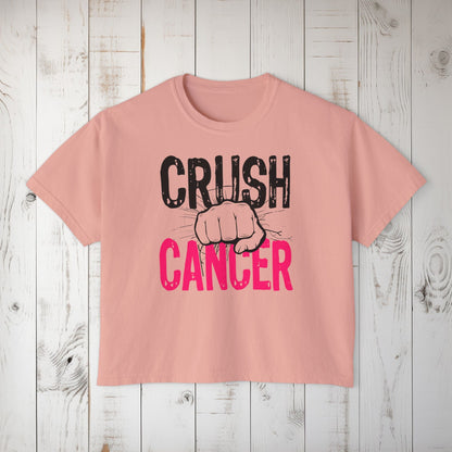 Crush Cancer Women's Boxy Tee - EternalAscension