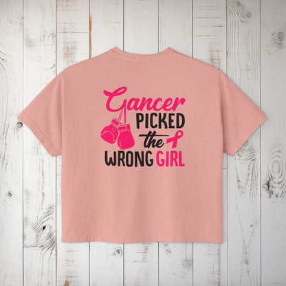 Crush Cancer Women's Boxy Tee - EternalAscension