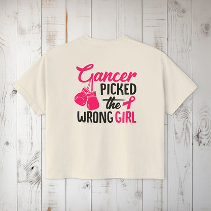 Crush Cancer Women's Boxy Tee - EternalAscension
