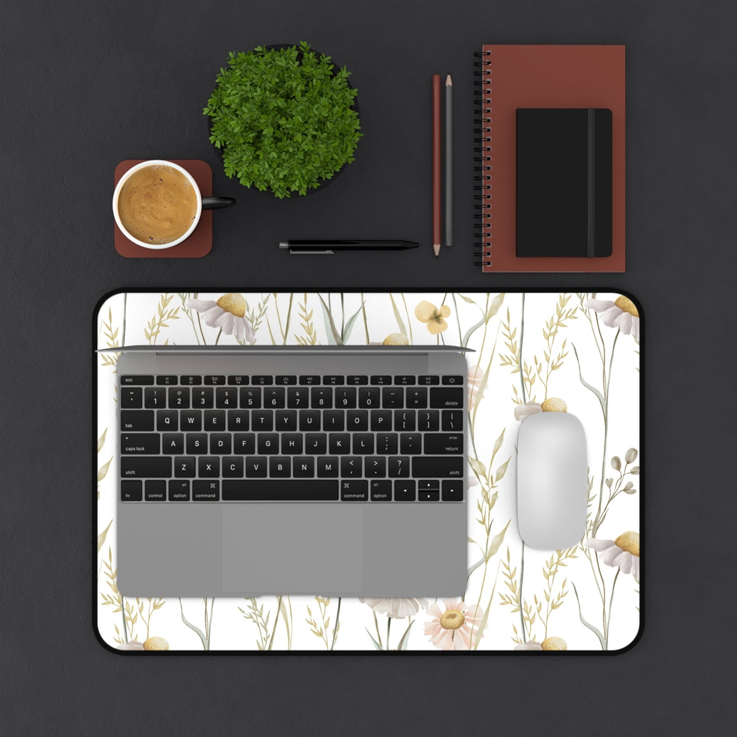 Daisy Floral Desk Mat - EternalAscension