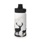 Deer Forest Stainless Steel Water Bottle, Sports Lid - Nature Lover Hiking Hydration, Eco - Friendly Gift, Outdoor Adventure, Gym Companion, - EternalAscension