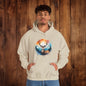 Deer Mountain Hoodie Sweatshirt, Nature Lover Gift, Outdoor Enthusiast, Wildlife Clothing, Winter Scene Pullover, Mountain Landscape Top - EternalAscension