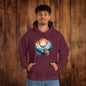 Deer Mountain Hoodie Sweatshirt, Nature Lover Gift, Outdoor Enthusiast, Wildlife Clothing, Winter Scene Pullover, Mountain Landscape Top - EternalAscension