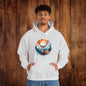 Deer Mountain Hoodie Sweatshirt, Nature Lover Gift, Outdoor Enthusiast, Wildlife Clothing, Winter Scene Pullover, Mountain Landscape Top - EternalAscension