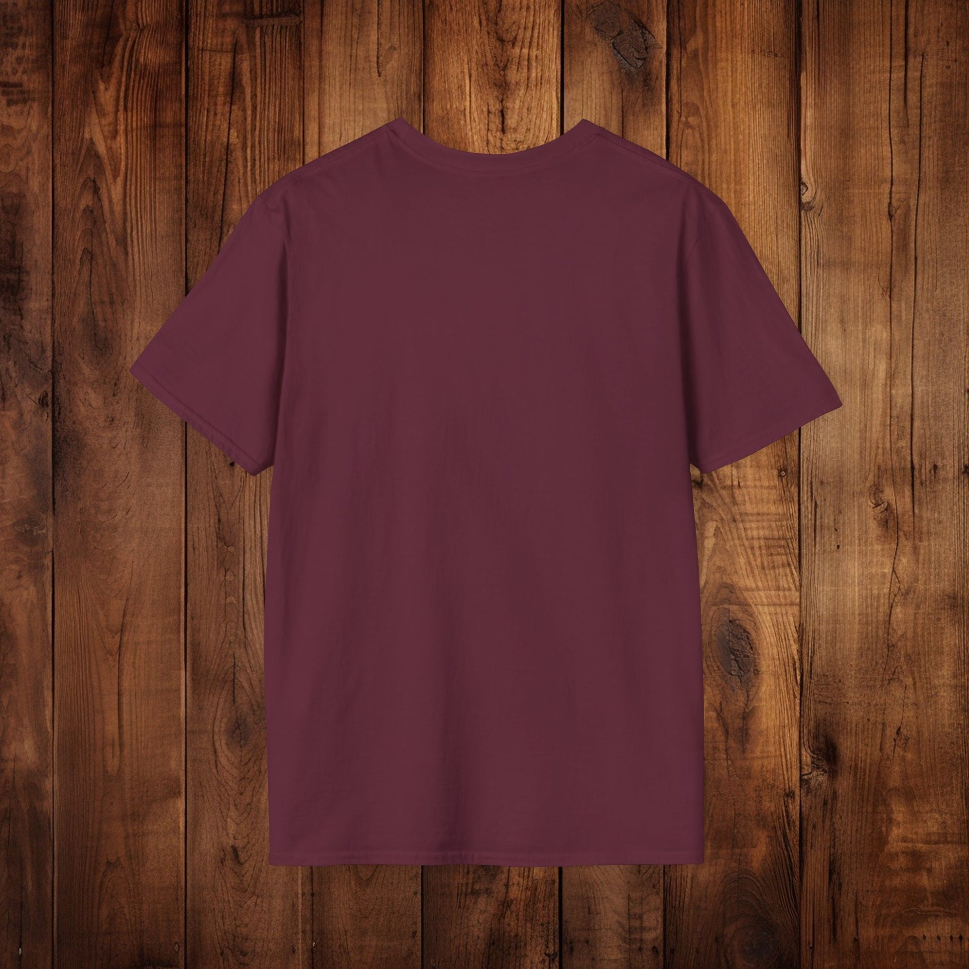 Deer Silhouette Hunting Season Unisex Softstyle T-Shirt - Wildlife Target Antlers Red Paint Splatter Tee, Hunter Gift, Outdoor Apparel, - EternalAscension