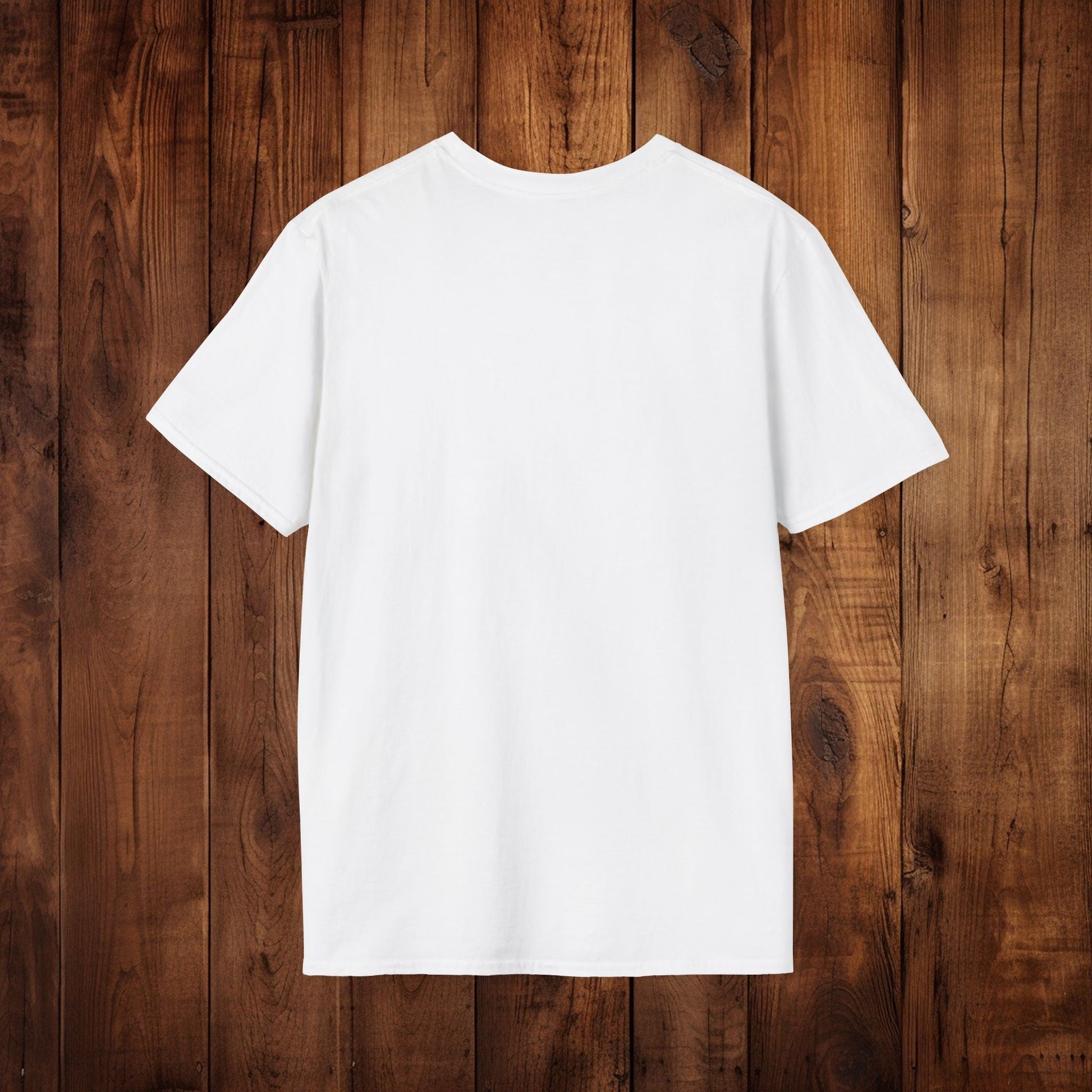 Deer Silhouette Hunting Season Unisex Softstyle T-Shirt - Wildlife Target Antlers Red Paint Splatter Tee, Hunter Gift, Outdoor Apparel, - EternalAscension