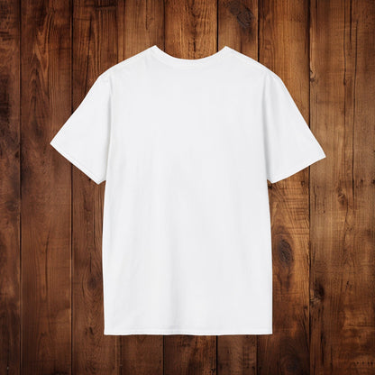 Deer Silhouette Hunting Season Unisex Softstyle T-Shirt - Wildlife Target Antlers Red Paint Splatter Tee, Hunter Gift, Outdoor Apparel, - EternalAscension