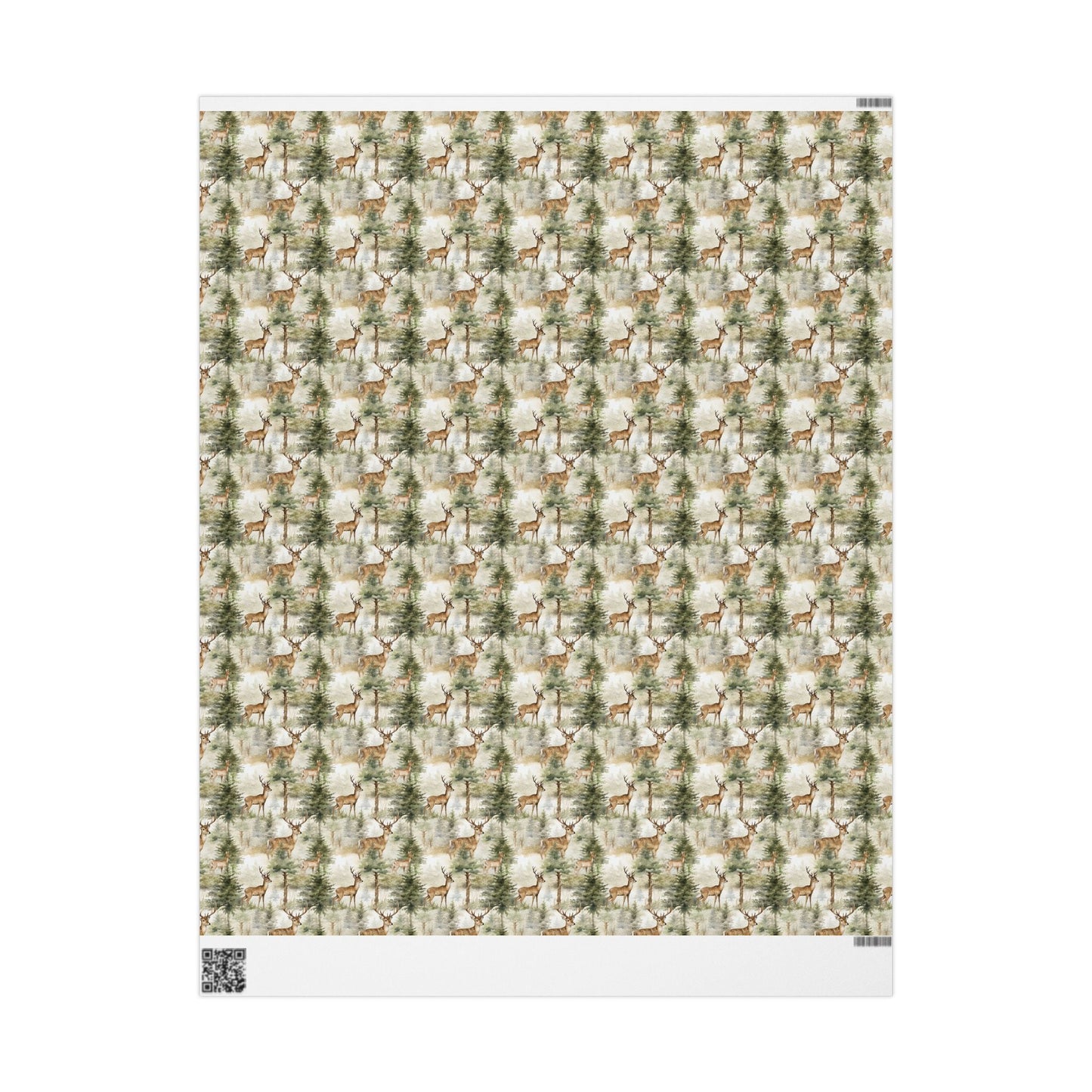 Deer Wrapping Papers, Holiday Gift Wrap, Rustic Christmas Present Packaging, Woodland Theme Wrappers, Festive Party Supplies - EternalAscension