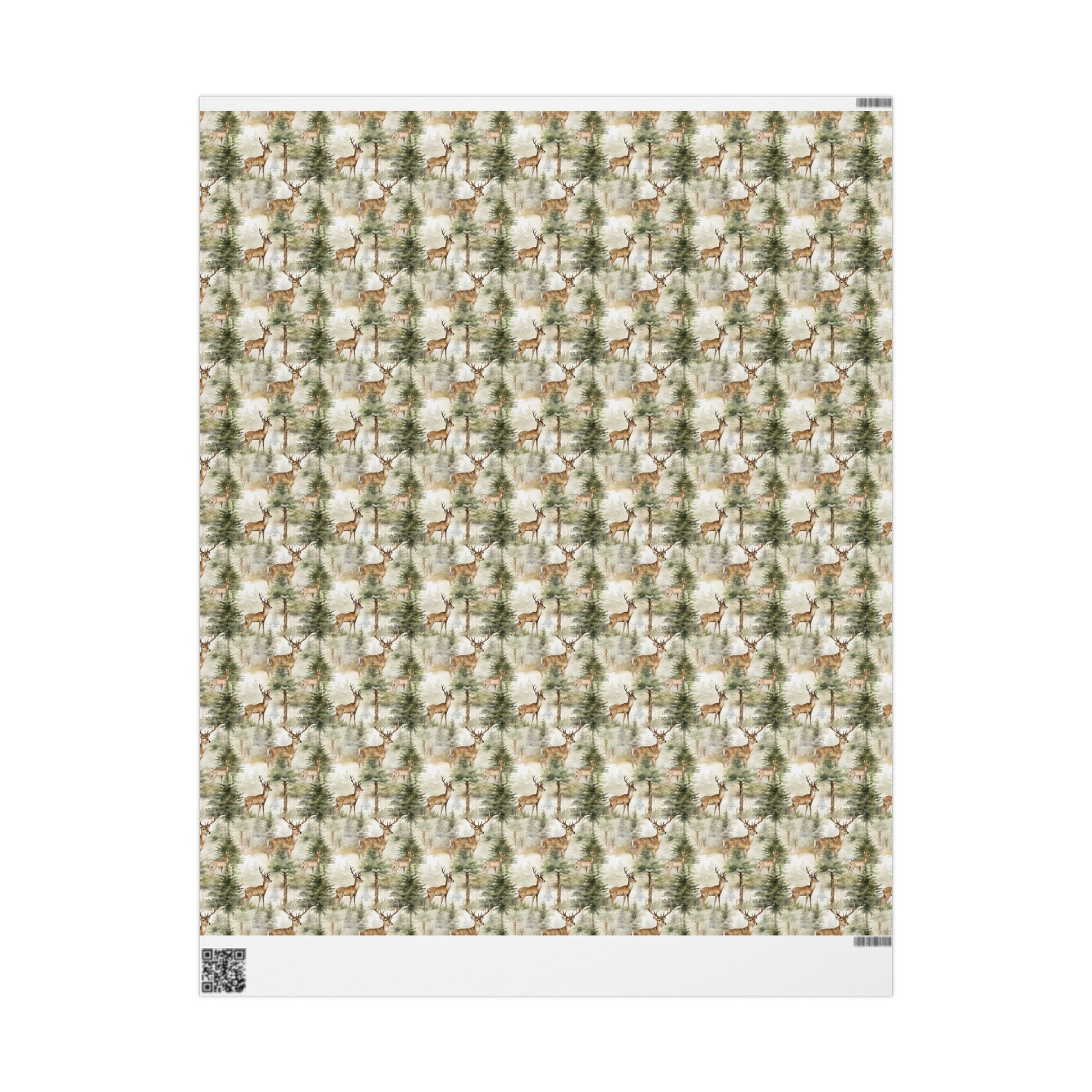 Deer Wrapping Papers, Holiday Gift Wrap, Rustic Christmas Present Packaging, Woodland Theme Wrappers, Festive Party Supplies - EternalAscension