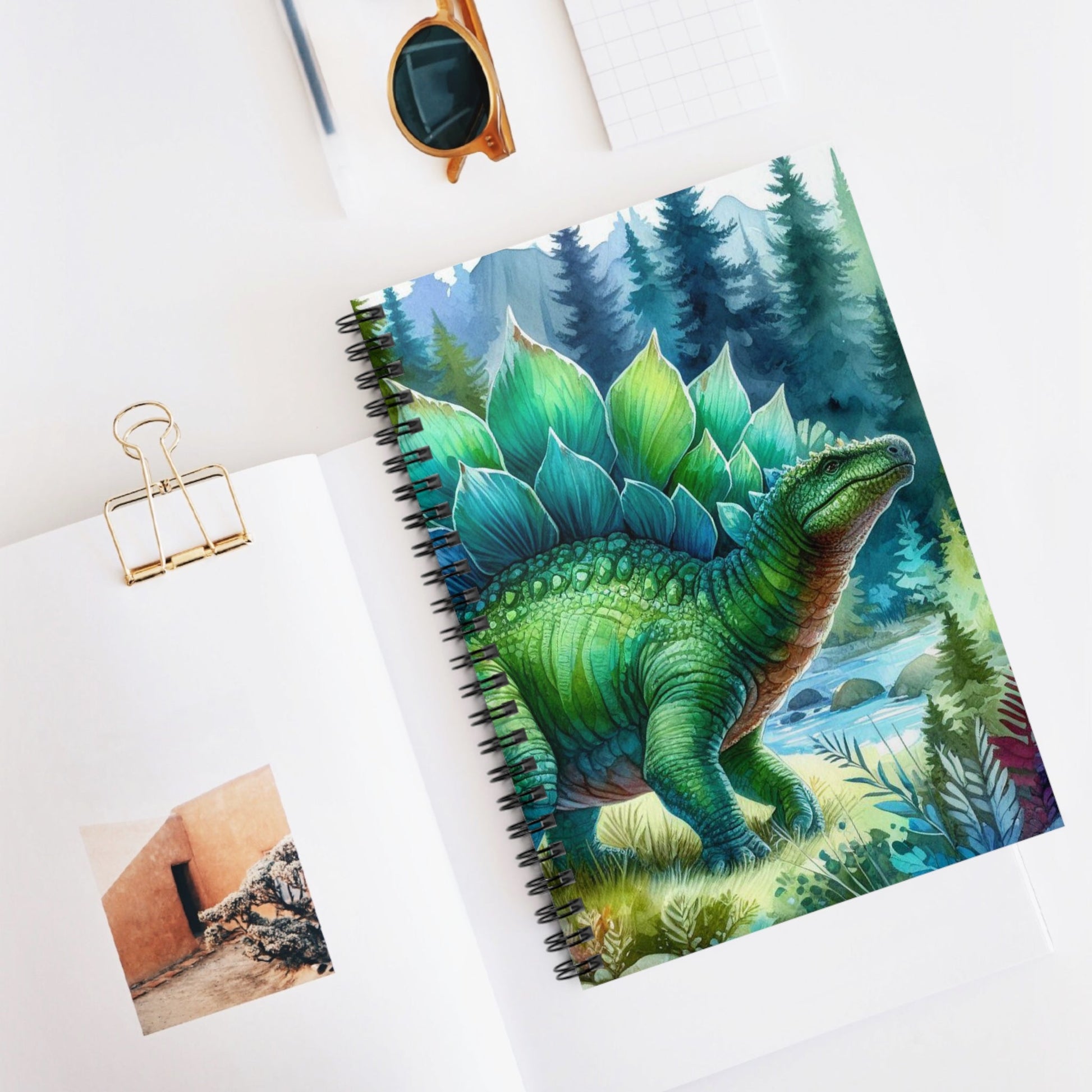 🌿 Dino Adventure Notebook 🌿 Spiral Notebook - Ruled Line - EternalAscension