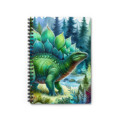 🌿 Dino Adventure Notebook 🌿 Spiral Notebook - Ruled Line - EternalAscension