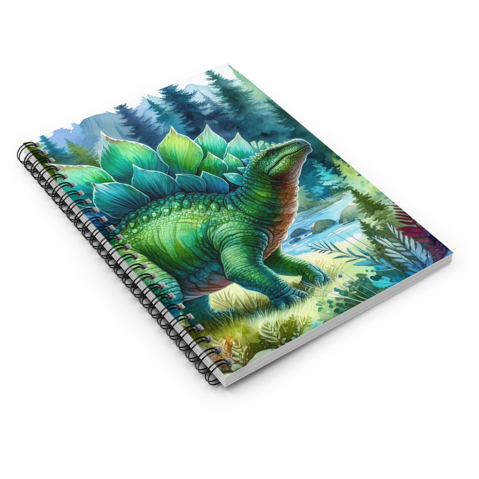 🌿 Dino Adventure Notebook 🌿 Spiral Notebook - Ruled Line - EternalAscension