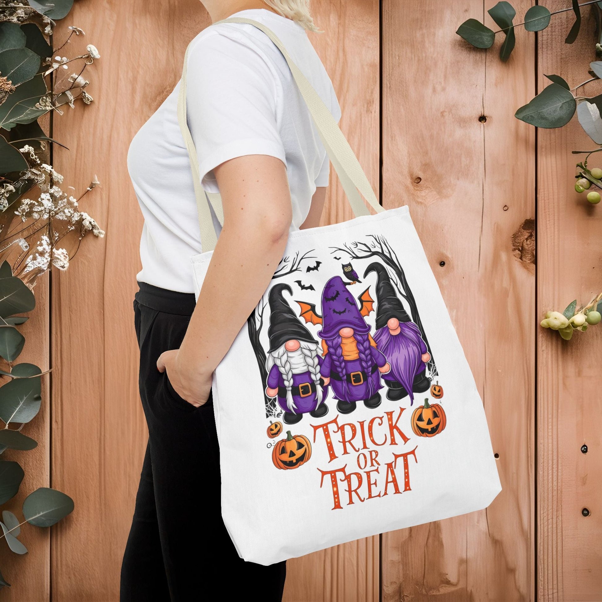 Double - Sided Spooky Tote Bag 🎃🕸️ (AOP) - EternalAscension