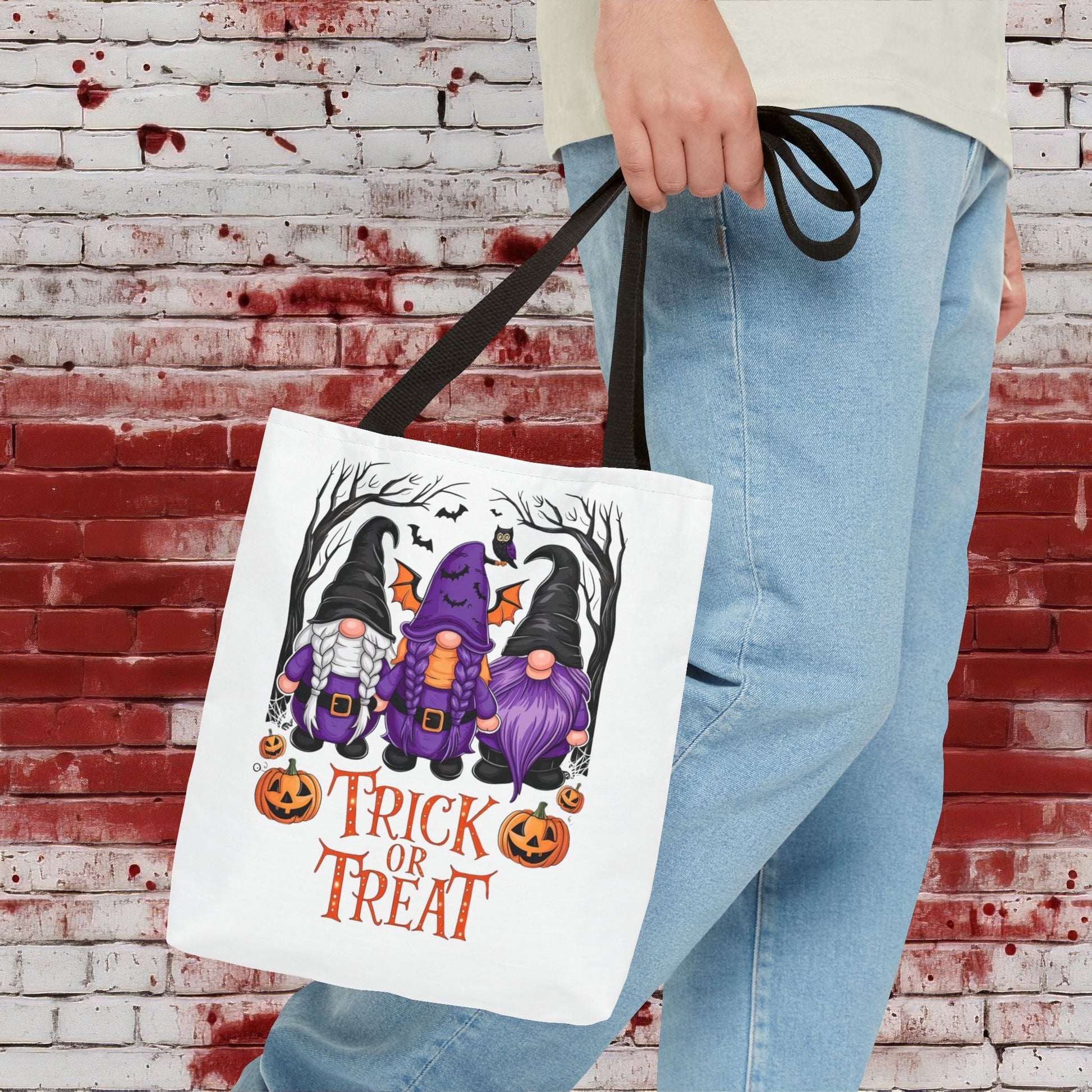 Double - Sided Spooky Tote Bag 🎃🕸️ (AOP) - EternalAscension