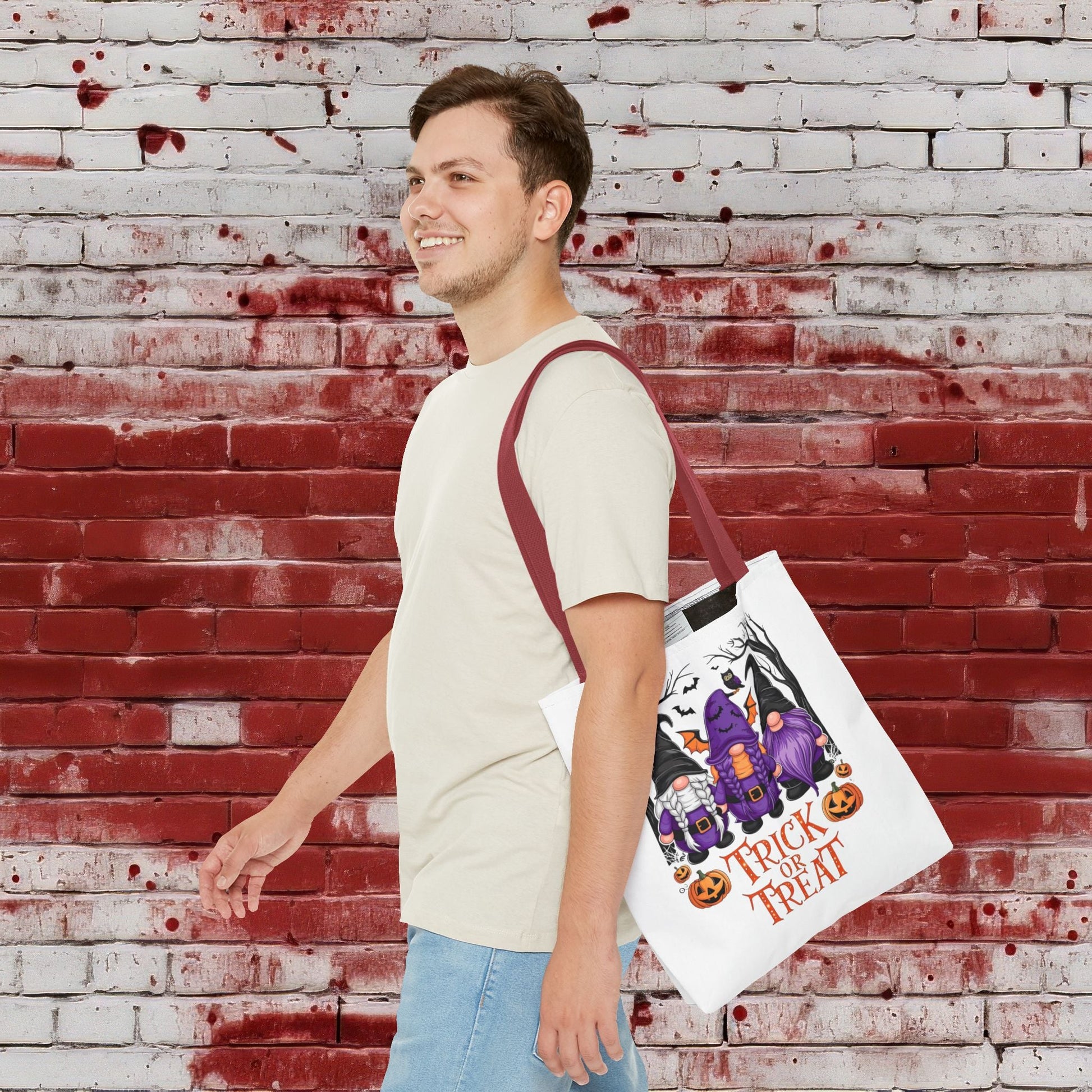 Double - Sided Spooky Tote Bag 🎃🕸️ (AOP) - EternalAscension