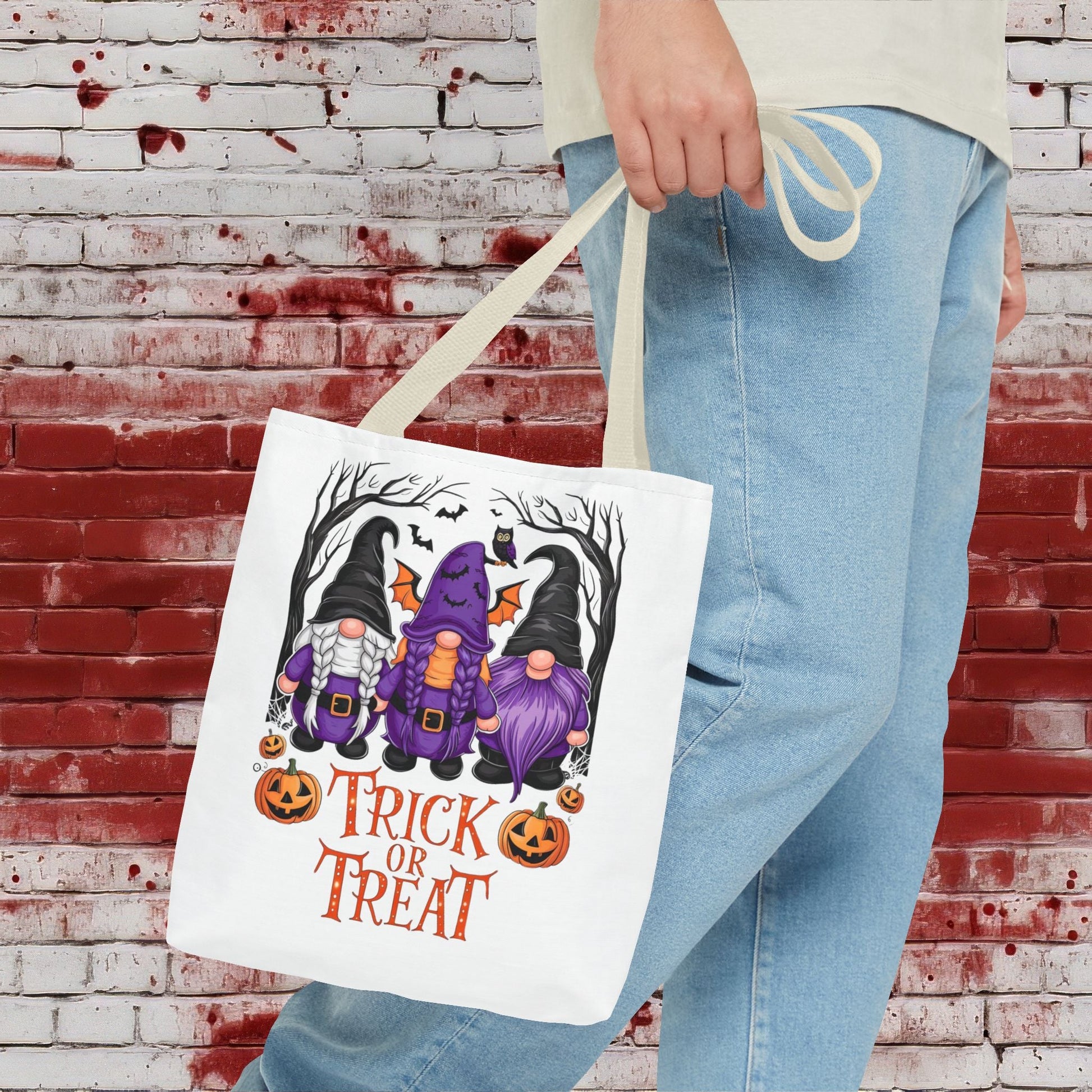 Double - Sided Spooky Tote Bag 🎃🕸️ (AOP) - EternalAscension