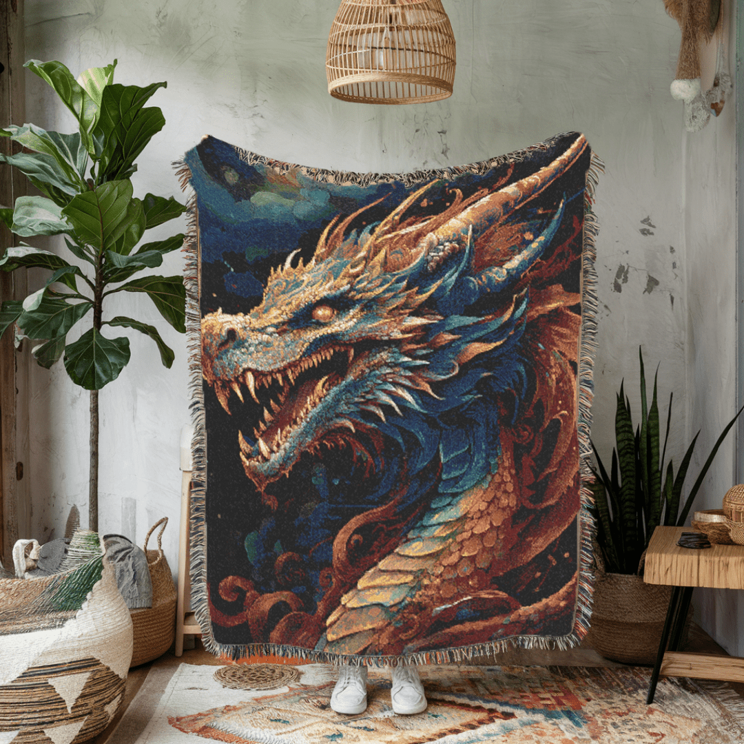 Dragon Woven Blanket - EternalAscension
