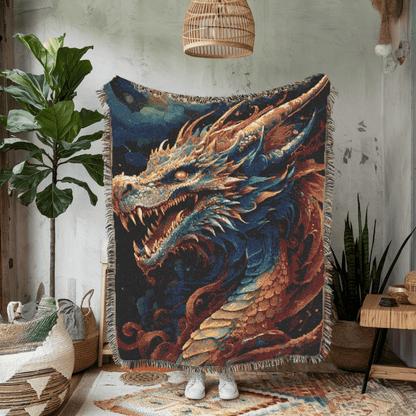 Dragon Woven Blanket - EternalAscension