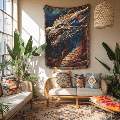 Dragon Woven Blanket - EternalAscension