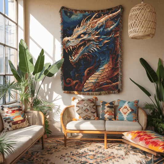 Dragon Woven Blanket - EternalAscension